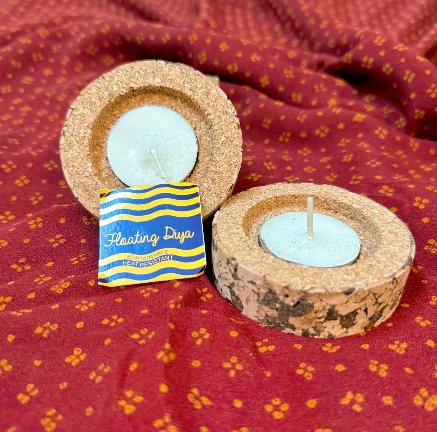 Floating Cork Diya