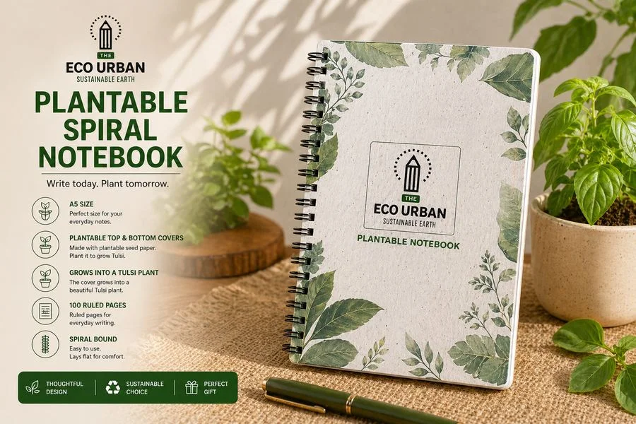 Plantable spiral notebook image