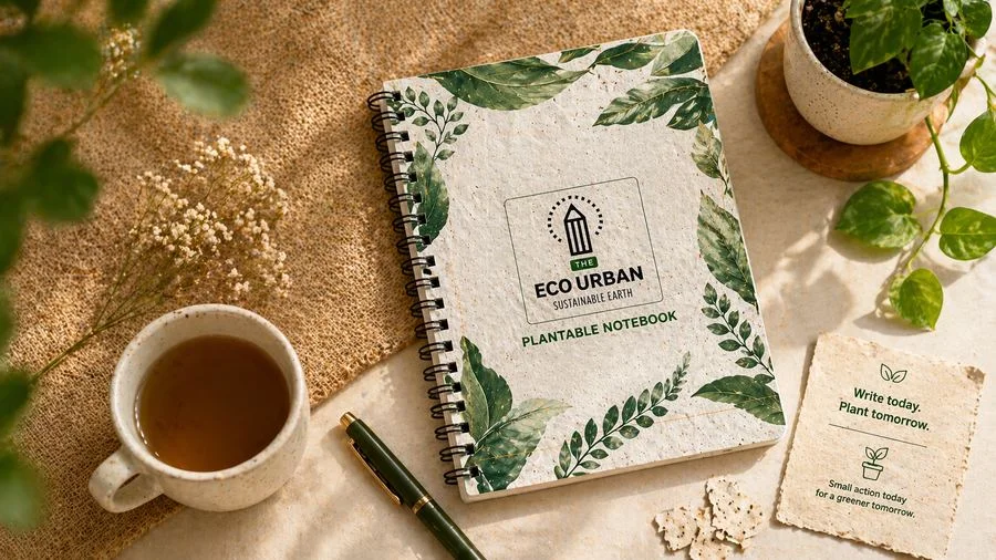 Plantable spiral notebook image