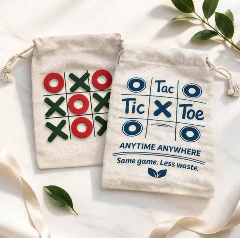 Eco Friendly Tic-Tac-Toe Game by The Eco Urban